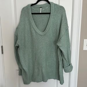 Oversized free people sweater